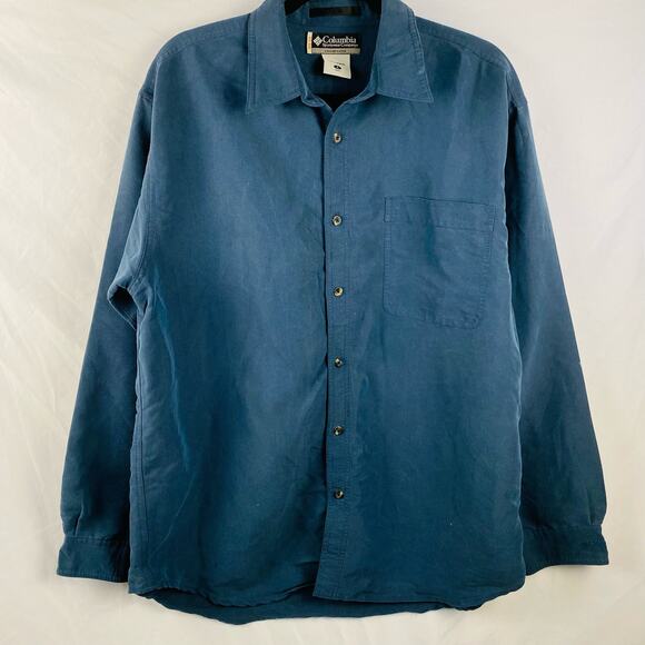 Columbia Other - Men's Columbia XCO Dark Green Shirt  Button Front Size Large